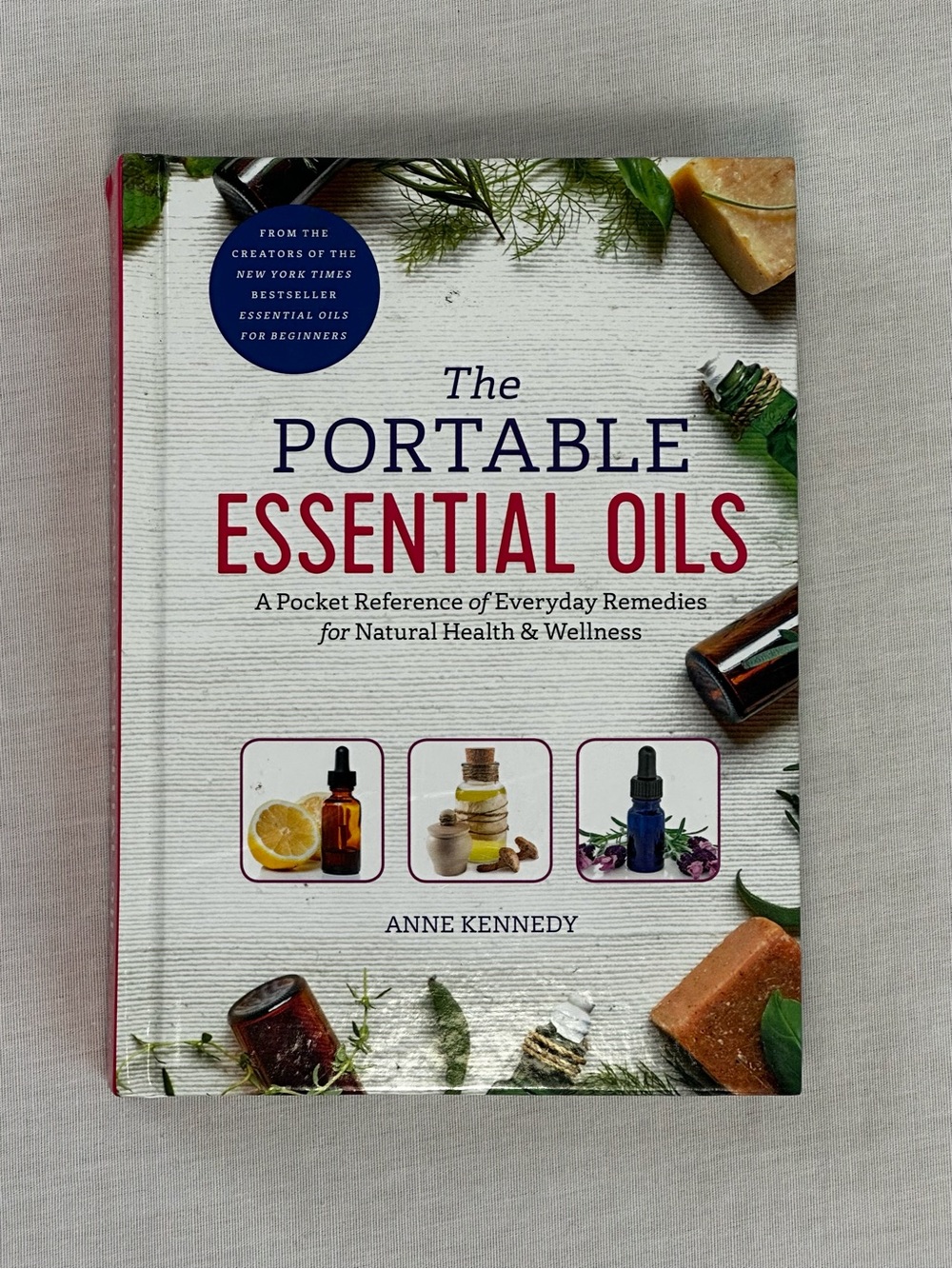 The Portable Essential Oils - Pink Hardcover by